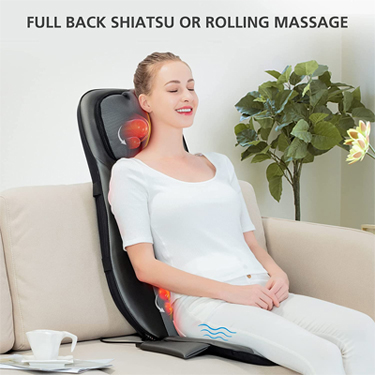 Shiatsu Snailax Chair Pad Massager Full Back