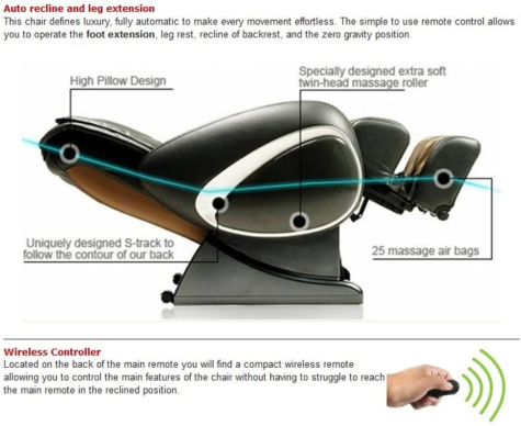 Osaki Auto Recline Massage Chair